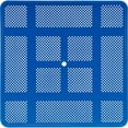 thumbnail image 5 of Global Industrial 46" Perforated Square Picnic Table, Blue, 5 of 7