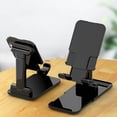 thumbnail image 4 of maskred Tabletop Phone Holder Accessory Home Universal Support Shelf Simple Adjustable Cellphone Bracket Cellphones Accessories Black, 4 of 6
