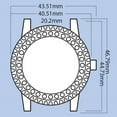 thumbnail image 2 of Linkswalker Ladies Alabama Uab Blazers Sparkle Watch, 2 of 4
