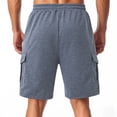 thumbnail image 5 of Men's Cargo Shorts 2025 Elastic Waistband with Drawstring Pockets Lightweight Breathable Casual Cargo Shorts for Men, 5 of 8