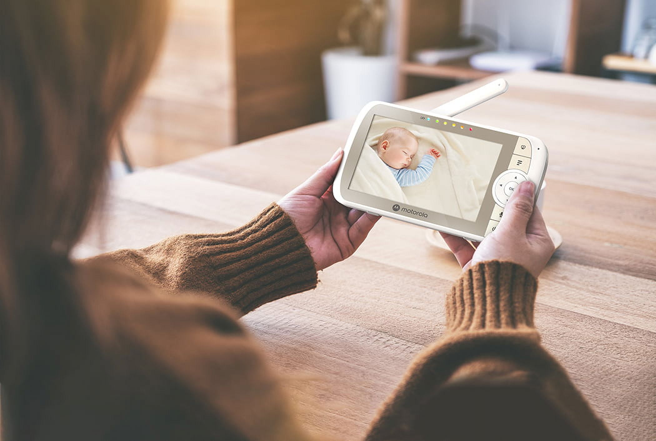 Motorola VM65 Connect 5" Full HD (1080p) Wi-Fi Video Baby Monitor | Secure Private Connection | 2-Way Talk