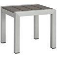 thumbnail image 5 of Modway Shore 2 Piece Outdoor Patio Aluminum Set in Silver Gray, 5 of 6