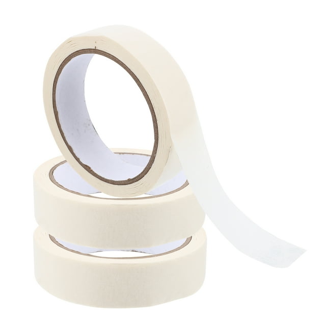 Miangastore 3pcs Masking Tapes Car Spraying Single Side Adhesive Tapes Drawing Tapes