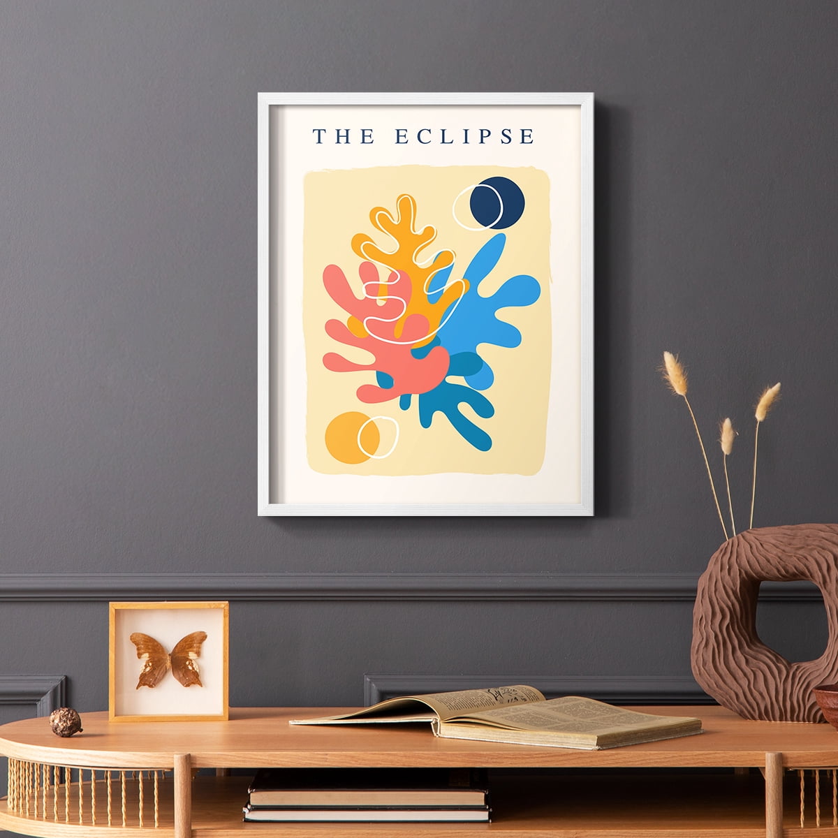 Matisse CCCXI in White Solid Wood 11 x 14 Framed Print