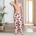 thumbnail image 2 of Sikiie Ladybugs And Flower Pajama Pants Men, PJ Bottoms, Sleep & Lounge Pants-XX-Large, 2 of 6
