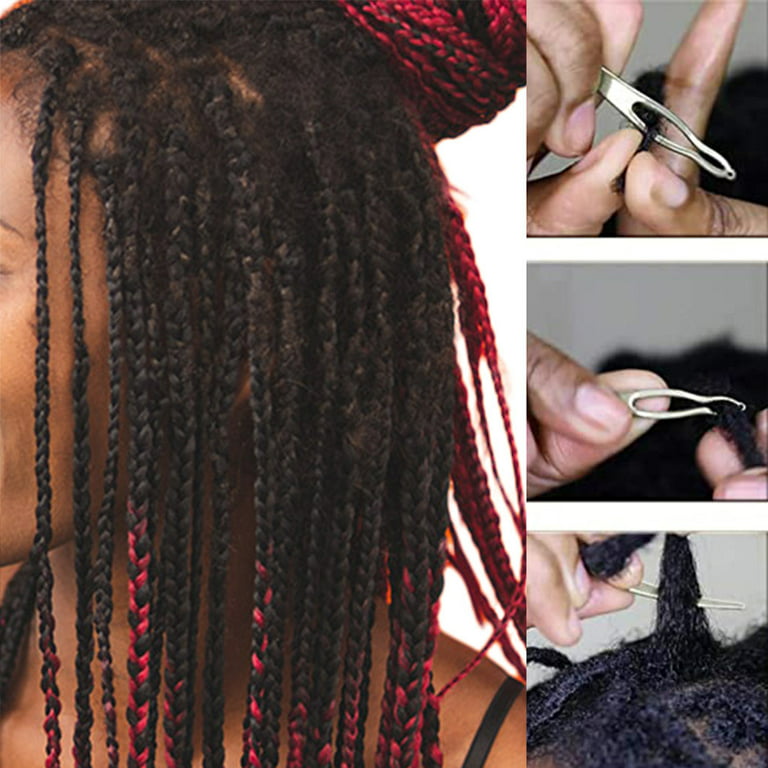 0.5Mm Dreadlocks Double Crochet Hook Hair Needle For Locs Natural