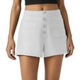 thumbnail image 3 of Shorts for Women 2026 Summer Stretchy Dressy Casual Office Work Shorts with Pockets, 3 of 5