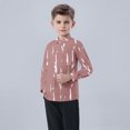 thumbnail image 6 of Wancir Western Baby Boy Clothes Long Sleeve Cow Print Shirts Button Down Lapel Tops Tees Fall Winter Clothes 6M-8T, 6 of 7