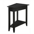 thumbnail image 1 of Pemberly Row Table d'Appoint Table Basse Table d'Accent Rectangulaire en Bois - Noir, 1 of 2
