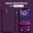 thumbnail image 1 of Funda cuadrada Original de silicona líquida a prueba de golpes para iPhone, cubierta protectora para iPhone 14, 11, 12, 13 Pro Max, Mini, XS MAX, XR, X, 7, 8 PLUS, SE 2020, 1 of 4