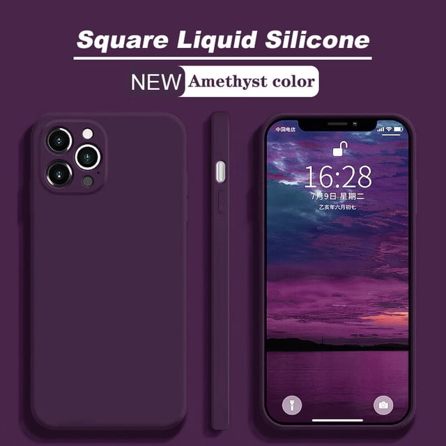 Funda cuadrada Original de silicona líquida a prueba de golpes para iPhone, cubierta protectora para iPhone 14, 11, 12, 13 Pro Max, Mini, XS MAX, XR, X, 7, 8 PLUS, SE 2020
