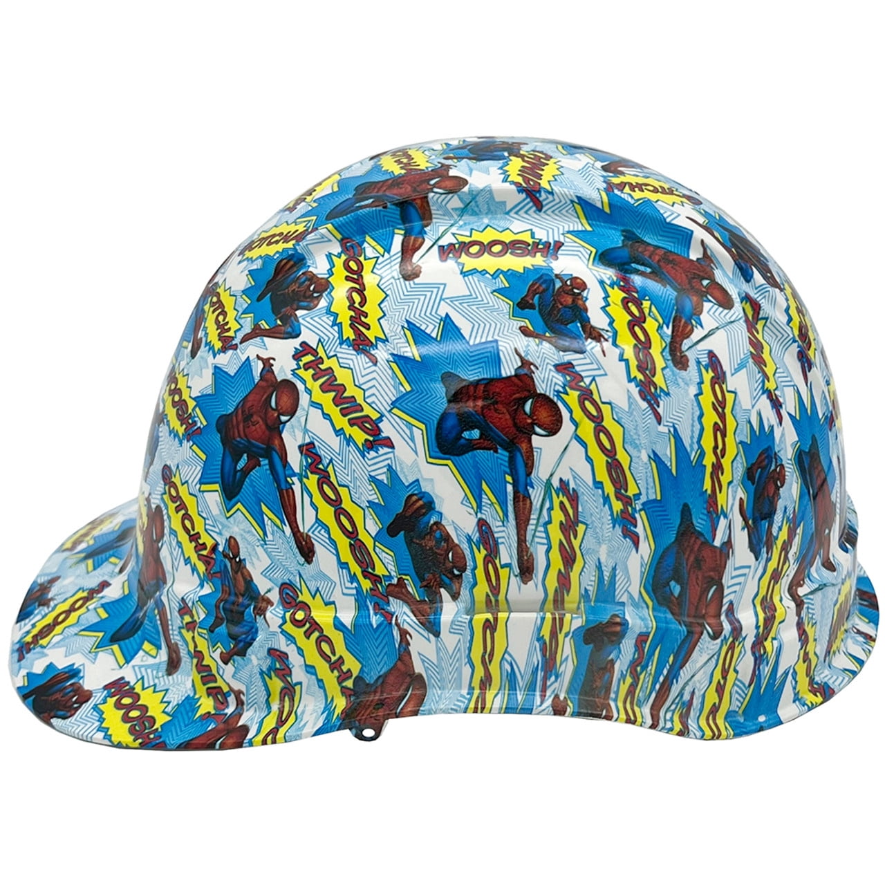 Spider Man Hydro Dipped Hard Hats Cap Style with 4 Pt Suspension