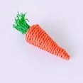 thumbnail image 3 of Bird Toy Straw Bite-proof 3PCS Interactive Hamster Carrot Toy Parrot Chew Toy, 3 of 10