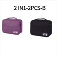 thumbnail image 1 of Cable Storage Bag Waterproof Digital Electronic Organizer Portable USB Data Line Charger Plug Storage Bag Travel Cable Organizer Brown, 1 of 6