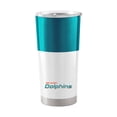 thumbnail image 2 of Miami Dolphins 20oz. Colorblock Stainless Team Tumbler, 2 of 2