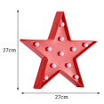 thumbnail image 3 of 2 piezas de luces nocturnas de plástico con forma de estrella, marquesina LED a batería, letrero de estrella, decoración de cine en forma de estrella, lámparas de pared para habitación B, 3 of 5