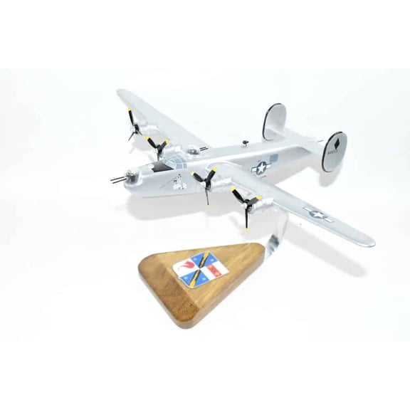 Lockheed Martin® (Consolidated) B-24® Liberator®, 736th Bomb Squadron, 18" Mahogany Scale Model