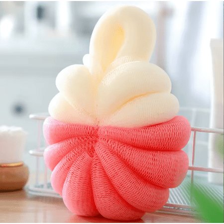 Exfoliating Body Scrub Sponge - Pink