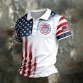 thumbnail image 2 of Homeyce 250 Years Of Freedom Shirt for Men Short Sleeve Freedom Usa Flag Golf Shirts 4th Of July Independence Day Polo Shirt Button Up 250 Years Of Liberty 1776-2026 Patriotic Tee Tops,White L, 2 of 3