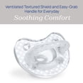 thumbnail image 5 of Chicco PhysioForma® Luxe One-Piece Silicone Pacifier, 16-24 Months, 2pk - Clear, New, 5 of 11