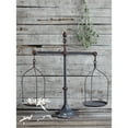 thumbnail image 4 of Creative Co-Op Black Decorative Antique Iron Balance Scale with Bird, 4 of 13