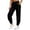 Black, variant on Tqcoqu Women's High Waist Jogger Sweatpants,Drawstring Elastic Waist Cuffed Ankle Pants with Side Pockets,Soft Athletic Workout Running Casual Trousers for Women,Gray Women's S-XXXL