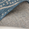 thumbnail image 5 of Mainstays Global Medallion Blue Polypropylene Outdoor Area Rug, 6'6"x9'6", 5 of 9