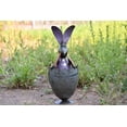 thumbnail image 4 of De Kulture Works Iron Egg With Rabbit Decorative Collectible Figurine Showpiece Easter Décor, 4 of 6