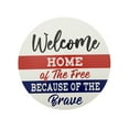 thumbnail image 2 of Agiferg Independence Day Welcome Sign Decorative Vintage Wall Hanging Home Garden, 2 of 9