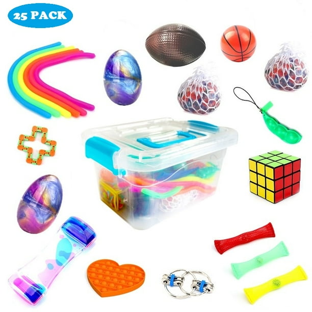 25 Pack Bundle Sensory Fidget Toys Anti Stress Push Pop Fidget Set Liquid Motion Timer Grape Ball Mochi Squishy Stretchy String Flippy Chain Easter Egg Marble Mesh Squeeze Bean Cube Stress Relief Walmart Com Walmart Com 25 Pack Bundle Sensory Fidget Toys Anti Stress Push Pop Fidget Set Liquid Motion Timer Grape Ball Mochi Squishy Stretchy String Flippy Chain Easter Egg Marble Mesh Squeeze Bean Cube Stress Relief Walmart Com Walmart Com