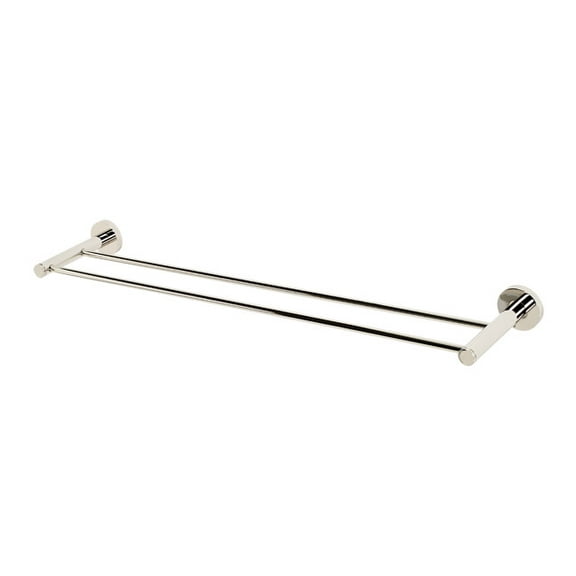Alno A8325-24-PN Contemporary I 24" Double Towel Bar Polished Nickel