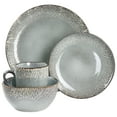 thumbnail image 2 of Meritage 16 Piece Reactive Glaze Stoneware Dinnerware Set in Grey, 2 of 2