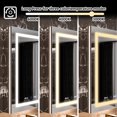 thumbnail image 4 of Smart LED Medicine Cabinet with Built-in Outlet, 24x36 Inch Adjustable Lighting & Anti-Fog Mirror, Right Hinge Storage for Bathroom Grooming & Electrical Devices, 4 of 9