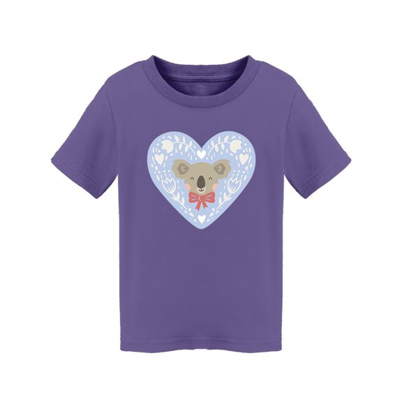Koala With Bow And Heart T-Shirt Toddler -Image by Shutterstock, 2 Toddler