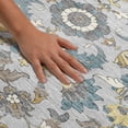 thumbnail image 3 of Addison Rugs Mayfield Premium Machine Washable Traditional Global Silver Rectangle Rug, 10' x 14', 3 of 8