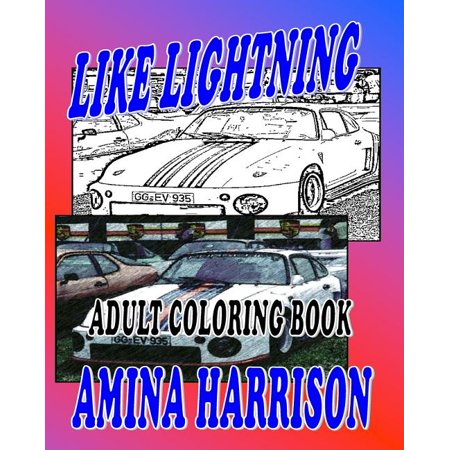 Like Lightning Adult Coloring Book (Paperback)