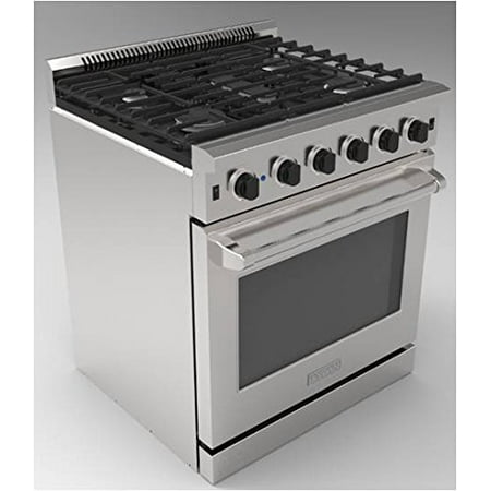 Thor Kitchen 30" Stainless Steel Gas Range Oven with 5 Burner LRG3001U