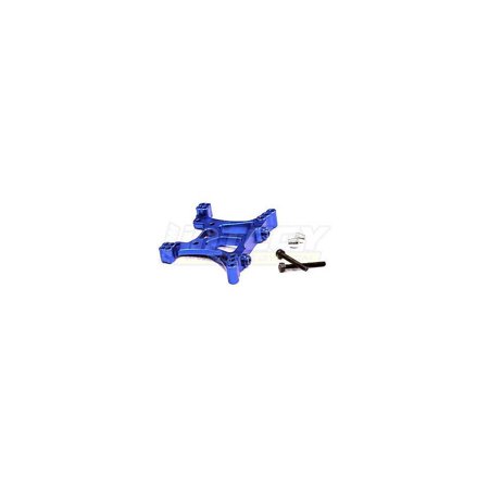 Riding Heel - integy hobby rc model t8543blue billet machined front shock tower for traxxas 1/10 slash 4x4