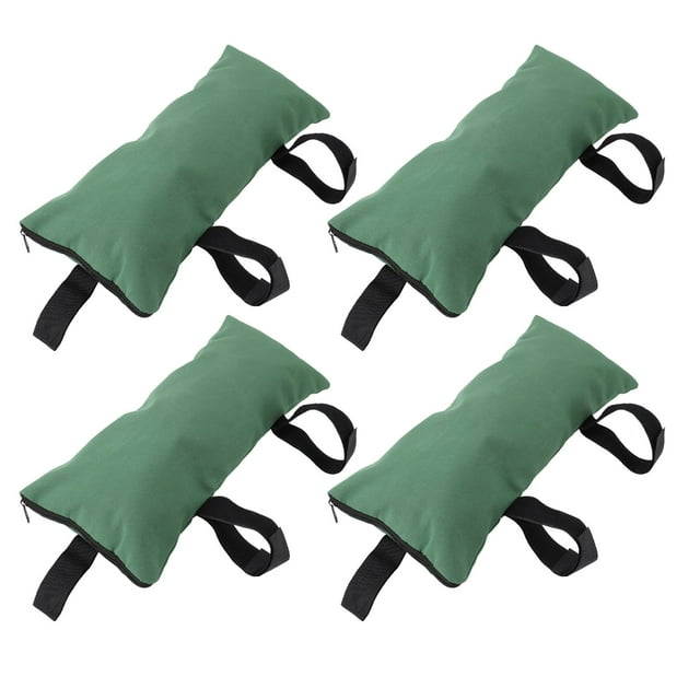 4 Pcs Sacs de Sable Inondables en Toile Sacs de Sable Épaissis Réutilisables Fermeture Éclair Barrière Anti-Inondation pour Porte Fenêtre Contrôle des Inondations