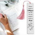 thumbnail image 2 of Personalized Funny Bookmark for Women & Men, Book Lovers Gift for Coworker, Sister, Friend | Valentine's Day, Christmas & Birthday Gift for Adult, Teen Readers | Book Marker with Quote, 2 of 9