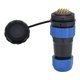 thumbnail image 1 of Conector industrial, conector a prueba de agua, tuerca trasera, conector de alimentación a prueba de agua, conector de enchufe de aviación, calidad inigualable, 1 of 8