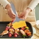 thumbnail image 4 of Silicone Basting Brush Removable Head | Wide Non-Linting Baking BBQ Grill Pancake Sauce Brush | Durable Bristles | Green Yellow | Multipurpose Cooking Utensil 22.5x9cm, 4 of 6