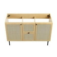 thumbnail image 6 of Modway Chaucer 48" Metal & Wood Bathroom Vanity Cabinet in Oak, 6 of 11