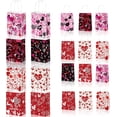 thumbnail image 2 of Valentines  Bags 12 count Valentines Day Paper Bags with Handles Love Heart Shaped  Goodies Bag for Valentines Day Party Favors Class Baggies Pouch, 2 of 6
