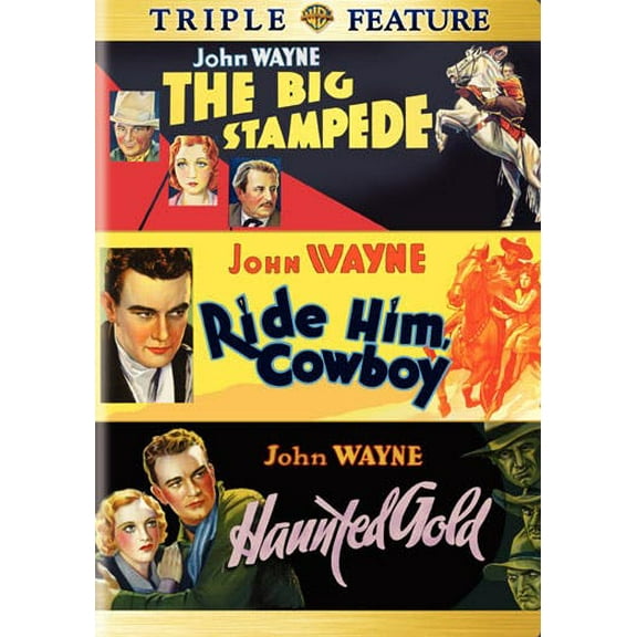 Ride Him Cowboy / The Big Stampede / Haunted Gold (DVD Triple Feature) [DVD]