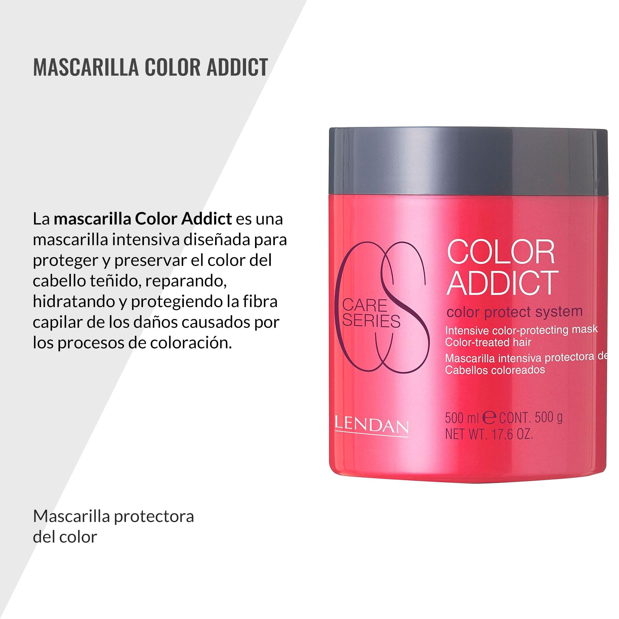 Lendan - Colored Hair Mask - Color Addict Mask - 500 ml