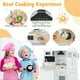 Gymax Coin Cuisine pour Enfants Ensemble de Jeu en Bois Chef Jouer W / Ustensiles de Cuisinière et Réfrigérateur – image 5 sur 10