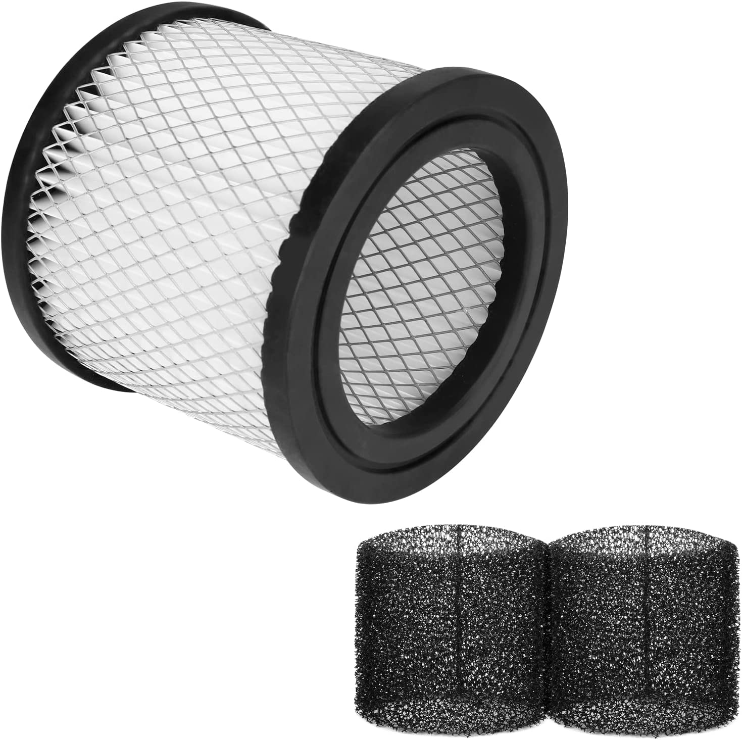 WORKPRO 1PC Cartridge Filter and 2PC Foam Wet Filter (for W125088AE 4G