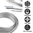 thumbnail image 5 of 35M/3mm Garden Wire Rope Kit with Turnbuckles, Wire Tensioner, Crimping Loops, and Accessories for Plant Training, Fence, and DIY Projects, 5 of 5