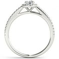 thumbnail image 3 of 1/2 Carat T.W. Diamond Single Halo 14kt White Gold Engagement Ring, 3 of 5